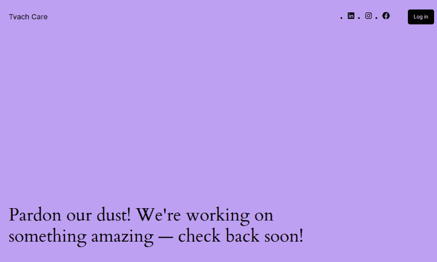 Tvach Care website screenshot