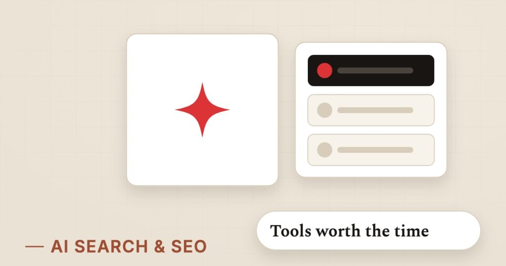 Illustration for ai seo tools: Tools worth the time