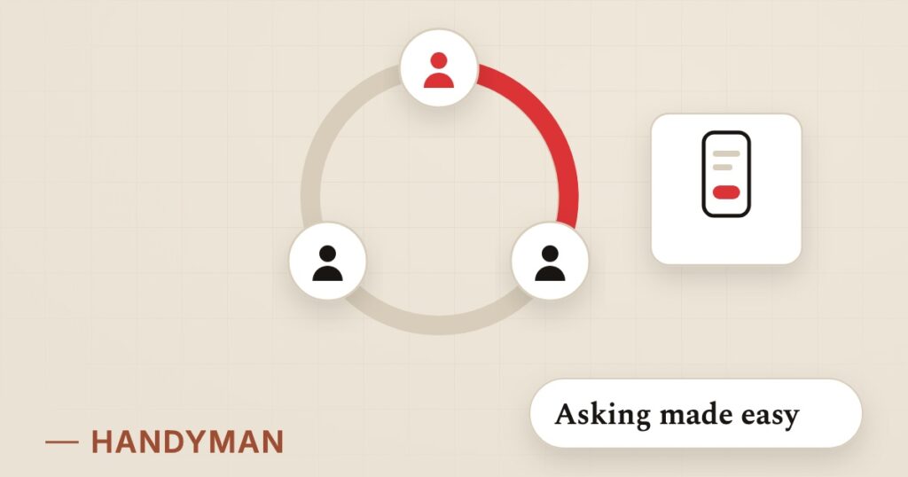 Illustration for referral machine: Asking made easy