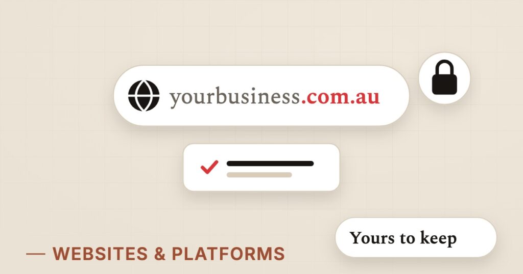 Illustration for domain names: Yours to keep