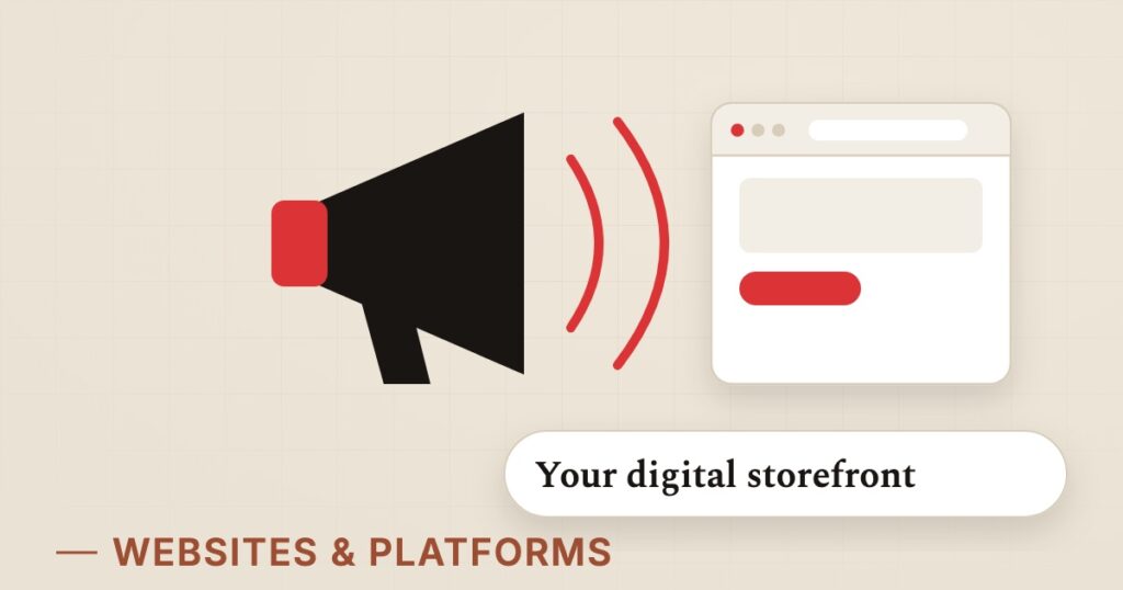 Illustration for get noticed: Your digital storefront