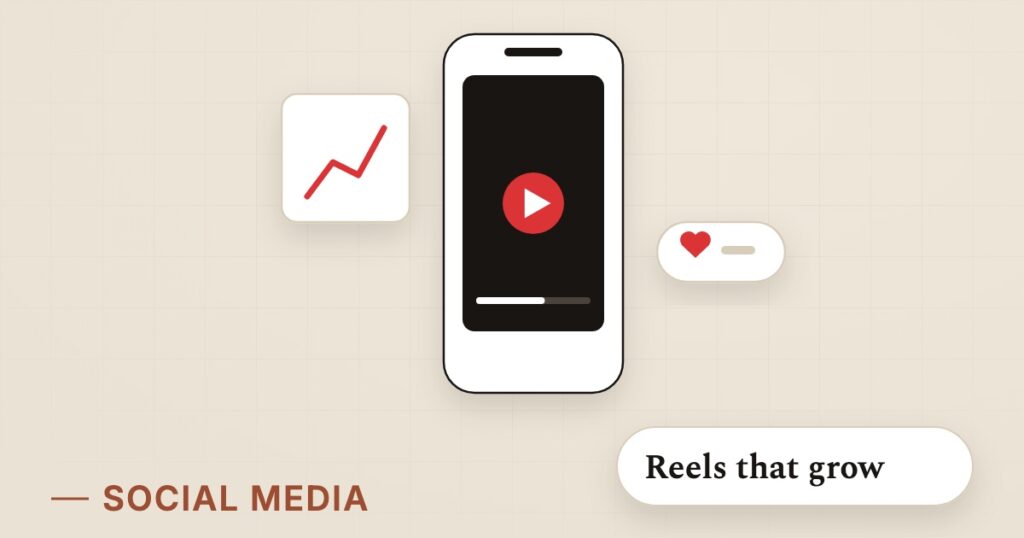 Illustration for instagram strategy: Reels that grow
