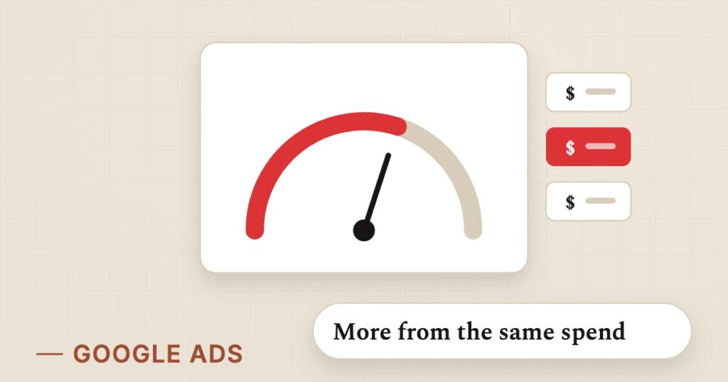 Illustration for ppc budget: More from the same spend