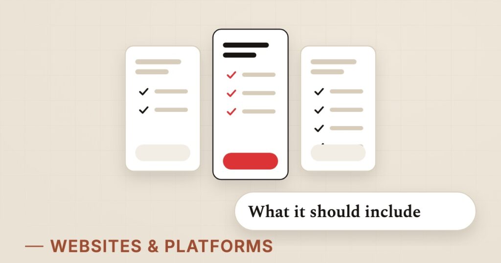 Illustration for affordable custom sites: What it should include