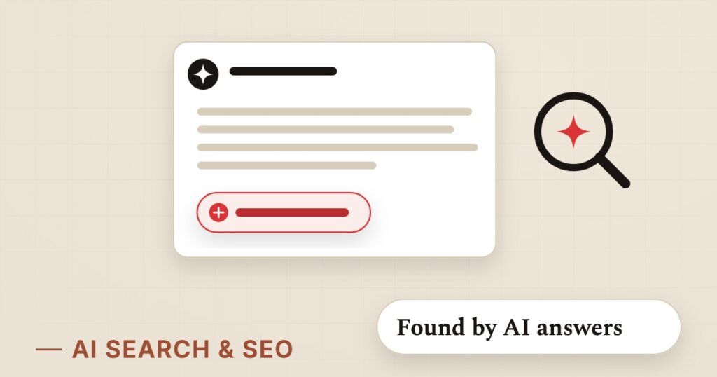 Illustration for ai seo: Found by AI answers