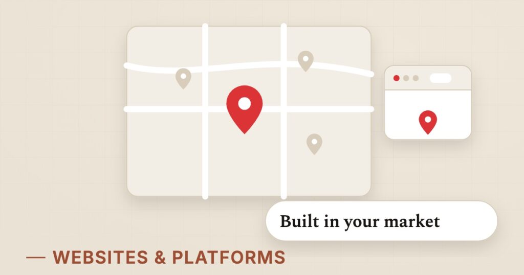 Illustration for local expertise: Built in your market