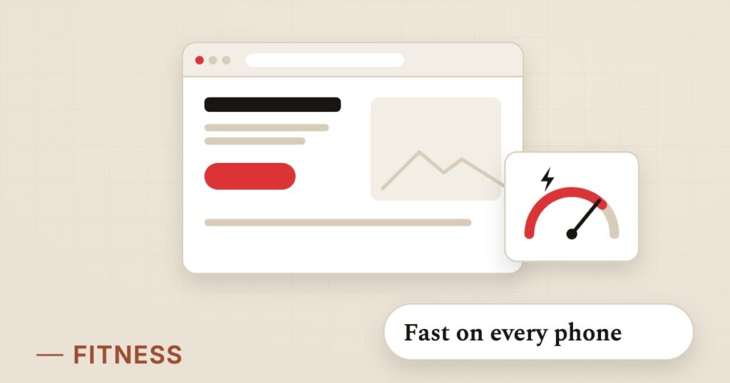 Illustration for high-performance site: Fast on every phone