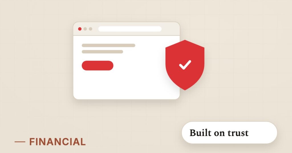 Illustration for adviser websites: Built on trust